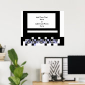 Poster L'ordinateur Bkltr d'images de série d'artiste de (Bureau à domicile)