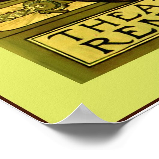 Poster Lorenzaccio ~ Alphonse Mucha (Coin)