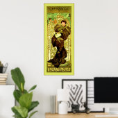 Poster Lorenzaccio ~ Alphonse Mucha (Bureau à domicile)