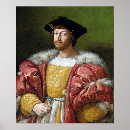 Poster Lorenzo de Medici - Raphael - c1518 (Devant)