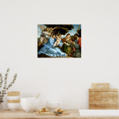 Poster Lorenzo Lotto Madonna et l'enfant avec les saints (Cuisine)