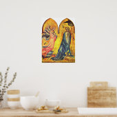 Poster Lorenzo Monaco - Annonciation (Cuisine)