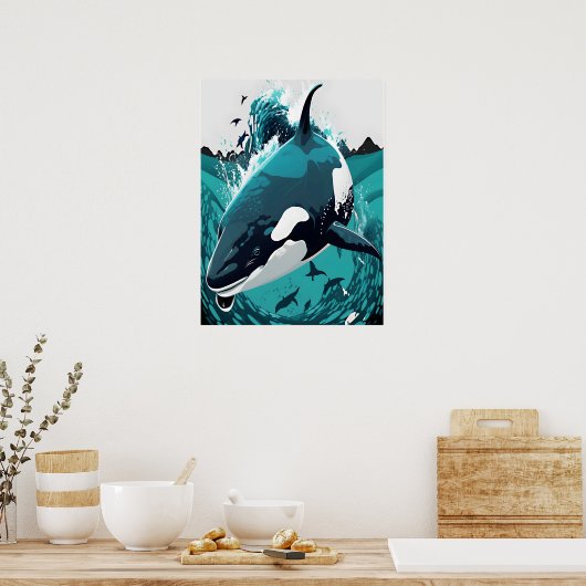 Poster l'orque (Cuisine)