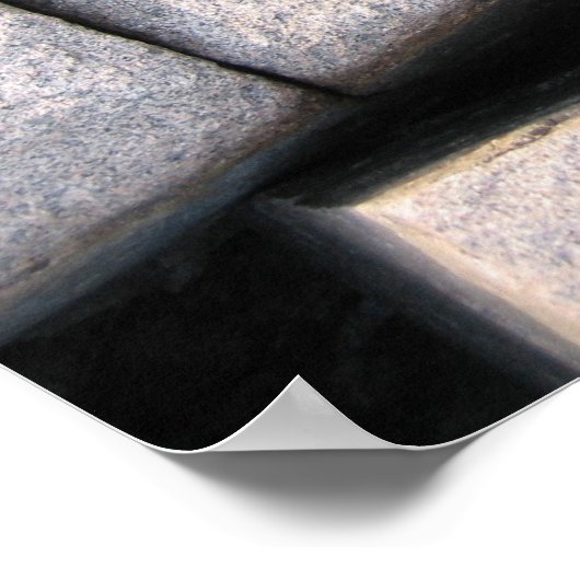 Poster Lorsque les arêtes se rencontrent, imprimer (Coin)