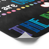 Poster Lorsque Vous Entrez Ce Conseiller D'École De Burea (Coin)