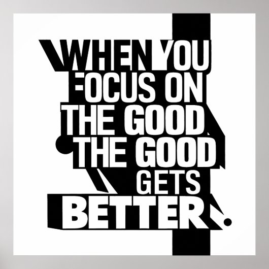 Poster Lorsque vous vous focalisez (Devant)