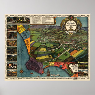 Poster Los Angeles - 1871 (Gore) BigMapBlog