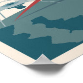 Poster Los Angeles à New York par Air (Coin)