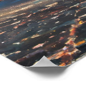 Poster Los Angeles at Sunset Abstrait sans cadre (Coin)