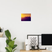 Poster Los Angeles au coucher du soleil (Bureau à domicile)