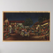 Poster Los Angeles, CA - Olvera Street (Devant)