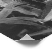 Poster Los Angeles, CA Vue de la rue Olvera (Coin)