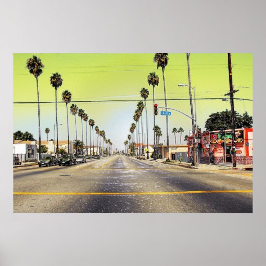 Poster Los Angeles Californie (Devant)