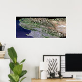 Poster Los Angeles, Californie (Bureau à domicile)