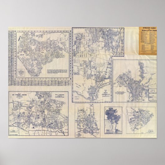 Poster Los Angeles, Californie (Devant)