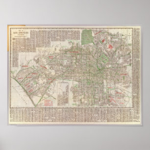Poster Los Angeles, Californie 2