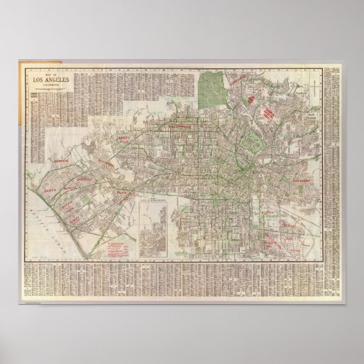 Poster Los Angeles, Californie 2 (Devant)