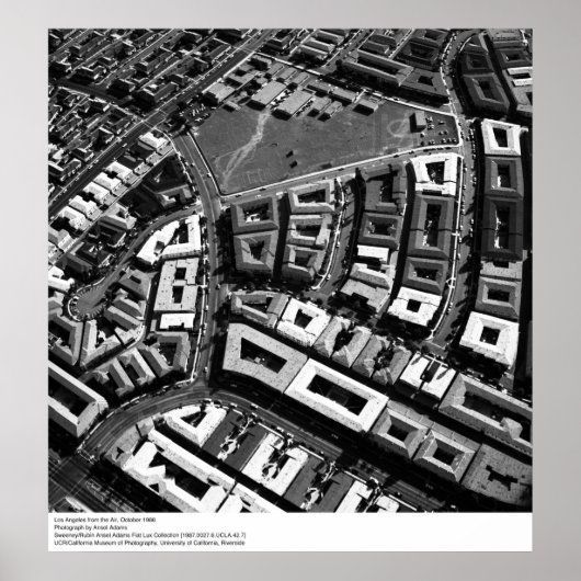 Poster Los Angeles from the Air, 1966 (Devant)
