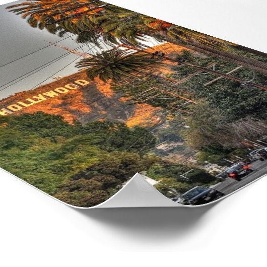 Poster Los angeles Hollywood (Coin)