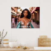 POSTER LOS ANGELES - J'AIME L.A. (Cuisine)