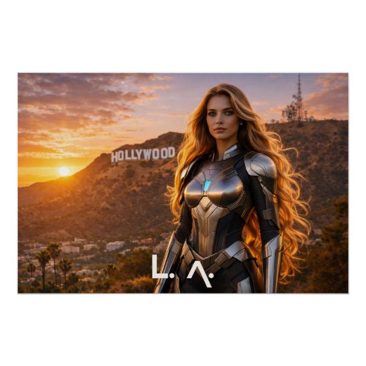 POSTER LOS ANGELES - LA (Devant)