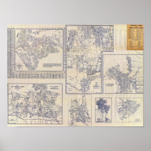 Poster Los Angeles, la Californie