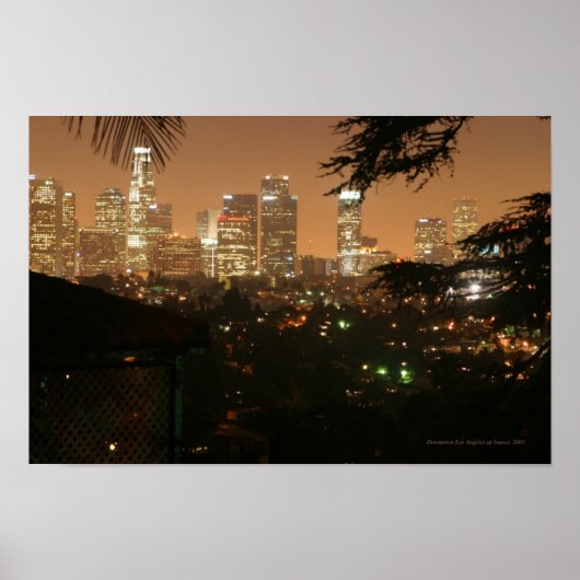 Poster Los Angeles la nuit (Devant)