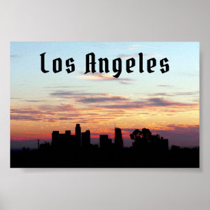 Poster Los Angeles - personnalisable