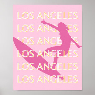 Poster Los Angeles Travel Art, Californie, Travel Art