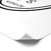 Poster Los Angeles - Travel Stamp Collection | Minimalist (Coin)