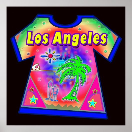 Poster "Los Angeles Vivid 4" (Devant)
