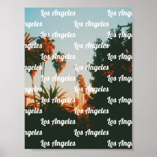 Poster Los Angeles, West Hollywood Voyage Souvenir