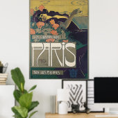 Poster Los Cigarrillos París, (Bureau à domicile)