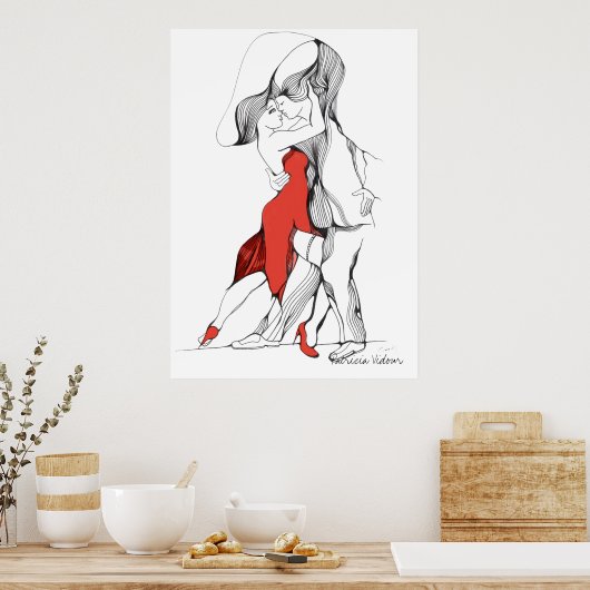 Poster Los Mareados à Red Tango (Cuisine)