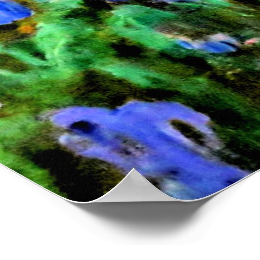 Poster Los Nenufares par Monet (Coin)