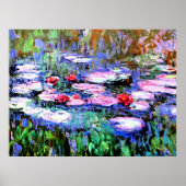 Poster Los Nenufares par Monet (Devant)