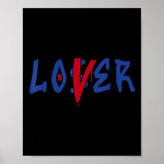 Poster Loser Lover Drie Bleu Couleur Rare Air Corresponda (Devant)