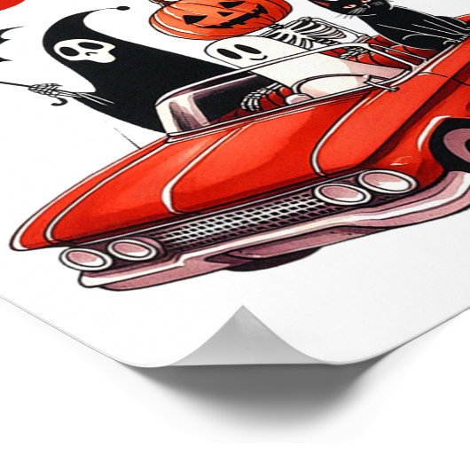 Poster Loser on devient Éffrayant drôle Halloween (Coin)