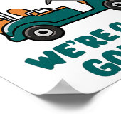 Poster Loser On va faire du golf Funny Retro Golf (Coin)