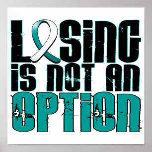 Poster Losing Is Not An Option Cervical Cancer