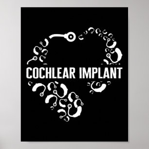 Poster Loss Awareness Love Cochlear Implant Asl Heure D