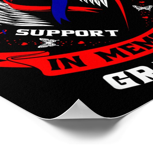 Poster Loss In Memory Of Grandson Chd Awareness Month Gra (Coin)