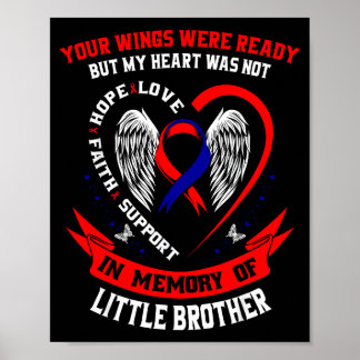 Poster Loss Of Little Brother Chd Awareness Month Heart D