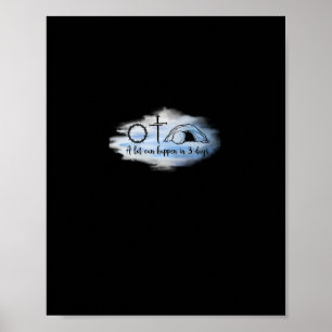Poster Lot Peut Arriver En 3 Jours Résurrection Jésus Cro