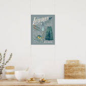 Poster LOTHLORIEN™ Collage graphique aquarelle (Cuisine)