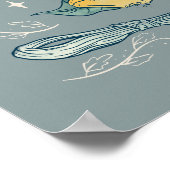 Poster LOTHLORIEN™ Watercolor Collage Graphic (Coin)