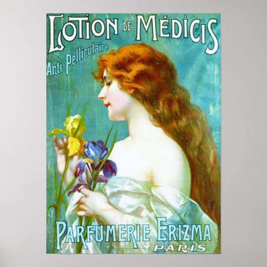 Poster Lotion de Médicis Anti-Pelliculaire (Devant)