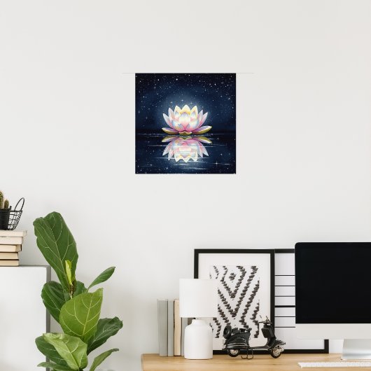 Poster Lotus (Bureau à domicile)