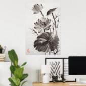 Poster Lotus (Bureau à domicile)