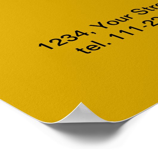 Poster Lotus blanc (Coin)